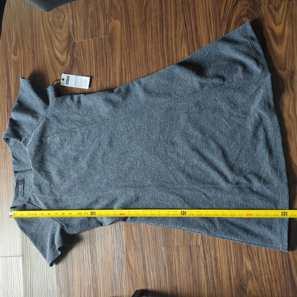 Elegant Gray Women's Dress - Picture 9 of 9